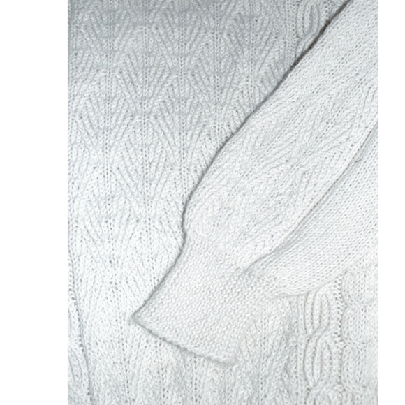 Vintage Nordstrom 100% Alpaca Wool  Ribbed Sweater made in Peru  SZ M - Picture 3 of 5